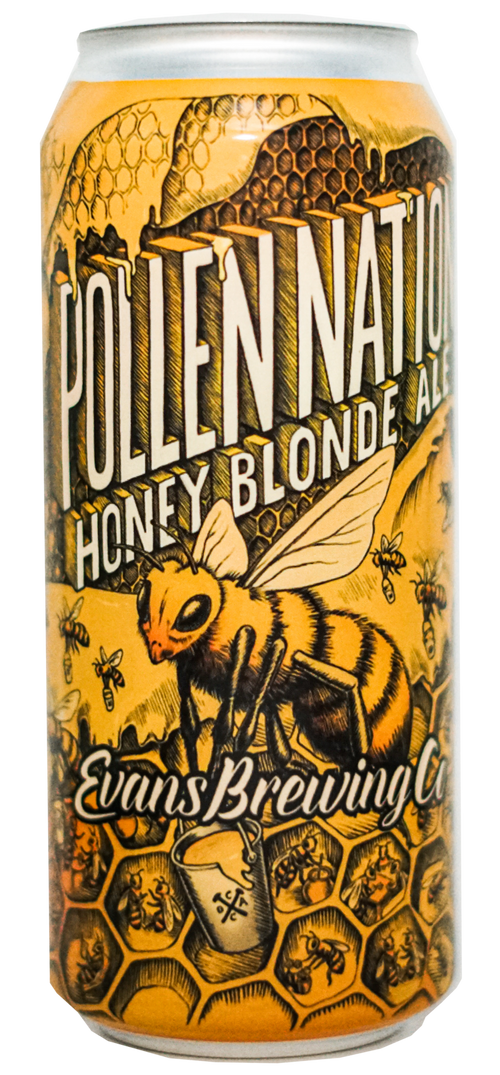 Evans Pollen Nation Honey Blonde Ale 4PK