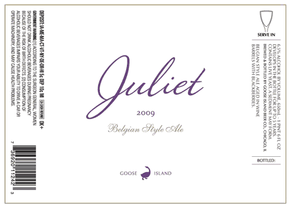 Goose Island Juliet 750ml