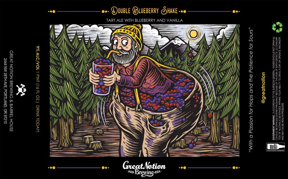 Buy Great Notion Double Blueberry Shake Online -Craft City
