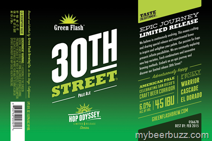 Green Flash 30th Street Pale Ale 22oz