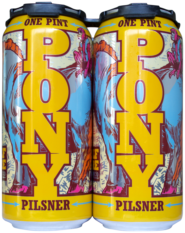 Half Acre Pony Pilsner 4 pack cans