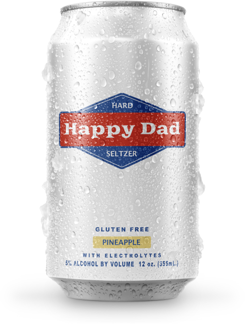 Buy Happy Dad Wild Pineapple Hard Seltzer Online -Craft City