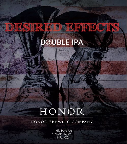 Honor Brewing Desired Effects Double IPA 16oz can
