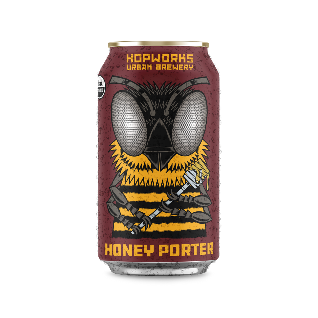 Buy Hopworks Beestly Organic Honey Porter Online -Craft City