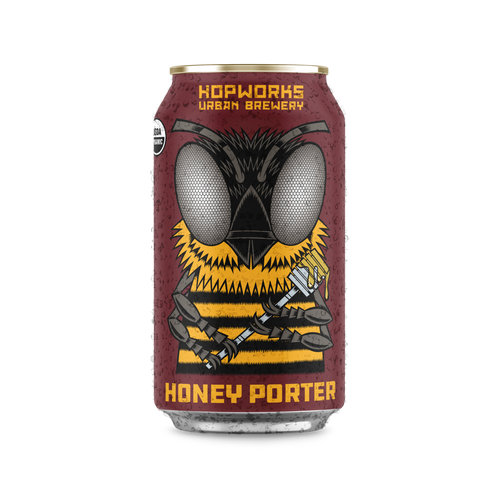 Buy Hopworks Beestly Organic Honey Porter Online -Craft City