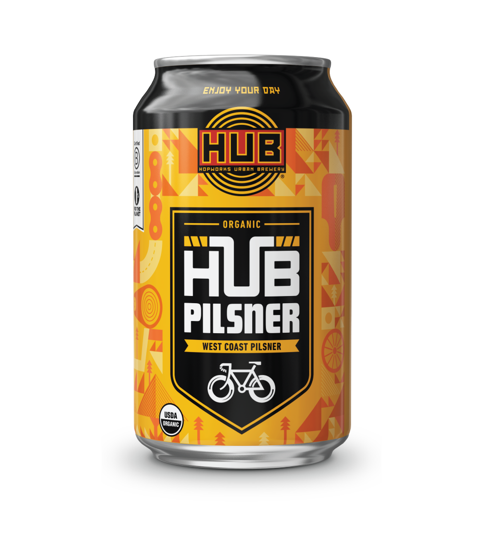 Hopworks Organic HUB Pilsner