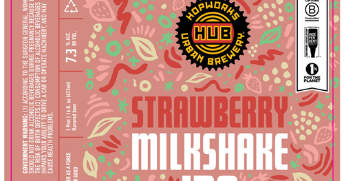 Hopworks Strawberry Milkshake IPA 4 pack cans