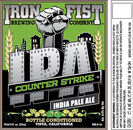 Iron Fist Counter Strike IPA 22oz
