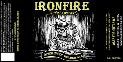 Ironfire Gunslinger Gold 22oz