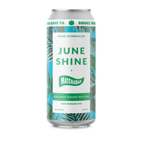 JuneShine X Matchabar Coconut Ginger Matcha 16oz can