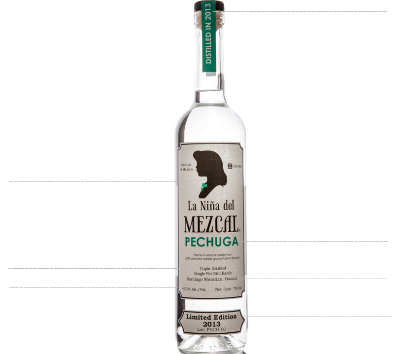 La Ni‚àö¬±a del Mezcal PECHUGA 750ml - Mezcal
