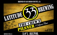 Latitude 33 The Crews Pilsner 22oz