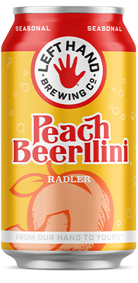 Left Hand Peach Beerllini Radler