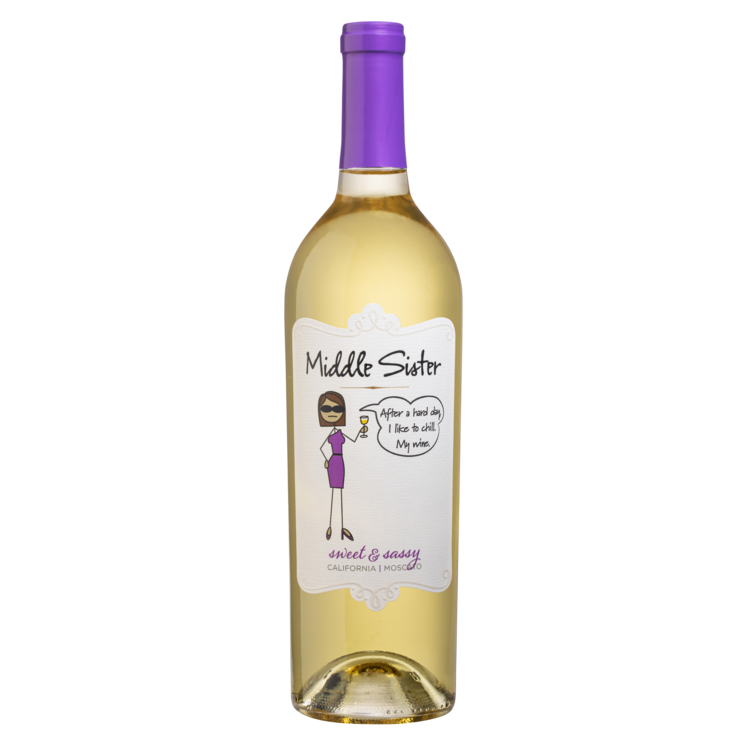 Middle Sister Moscato Sweet & Sassy California