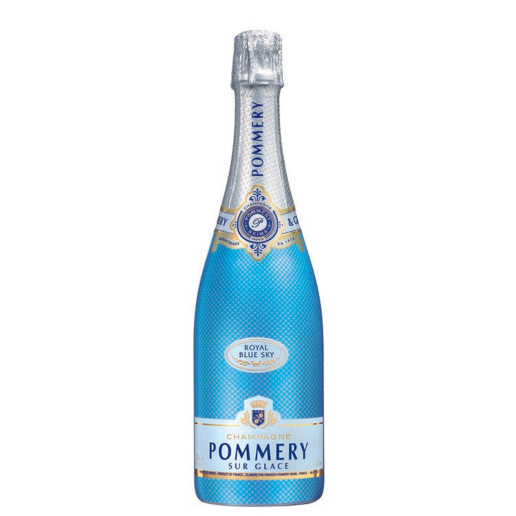 Pommery Champagne Dry Royal Blue Sky Sur Glace