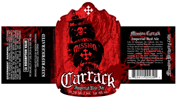 Mission Carrack Imperial Red Ale 22oz | Buy Craft Beer Online | Shop ...