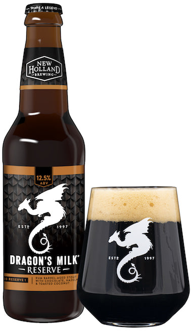 New Holland Dragon's Milk Reserve Rum Barrel Aged Stout with Chocolate