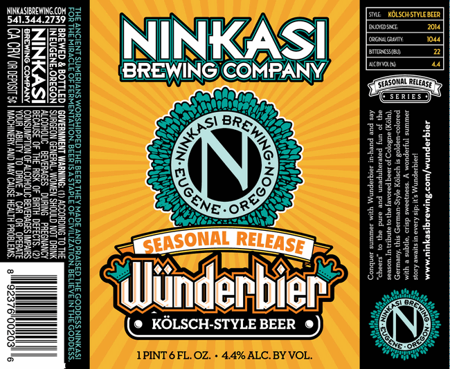 Ninkasi Wunderbier 22oz