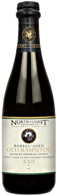 North Coast XXII Barrel Aged Old Rasputin (Aged Rye Whiskey Barrels)