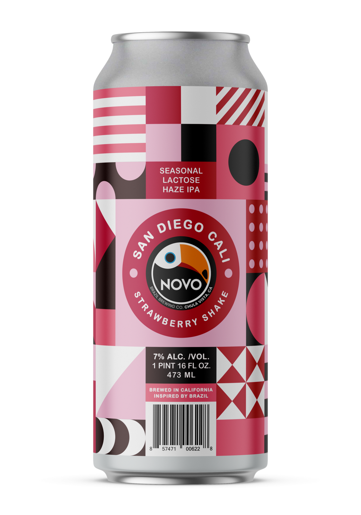 Buy Novo Brazil Strawberry Shake Hazy Online -Craft City