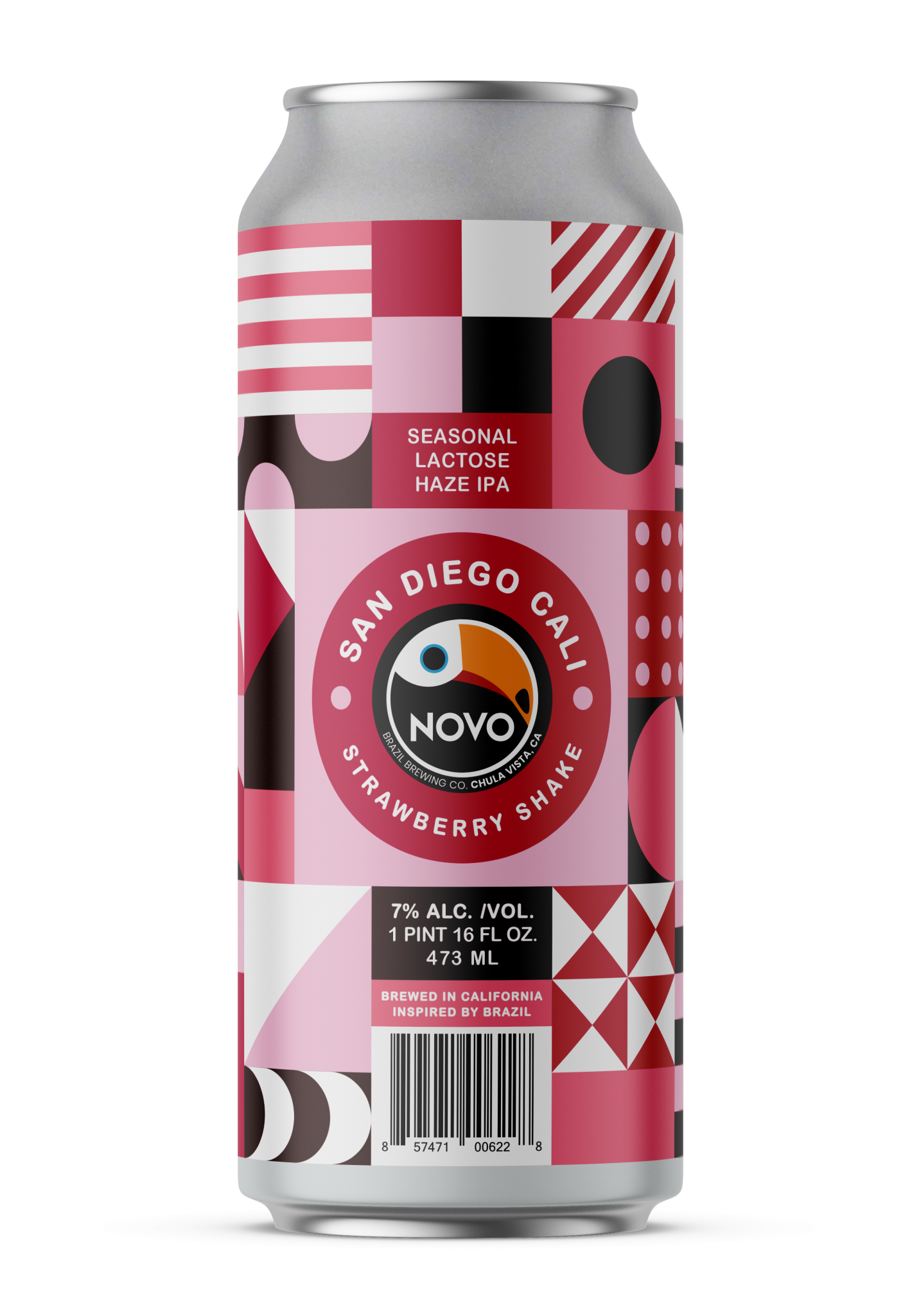 Buy Novo Brazil Strawberry Shake Hazy Online -Craft City