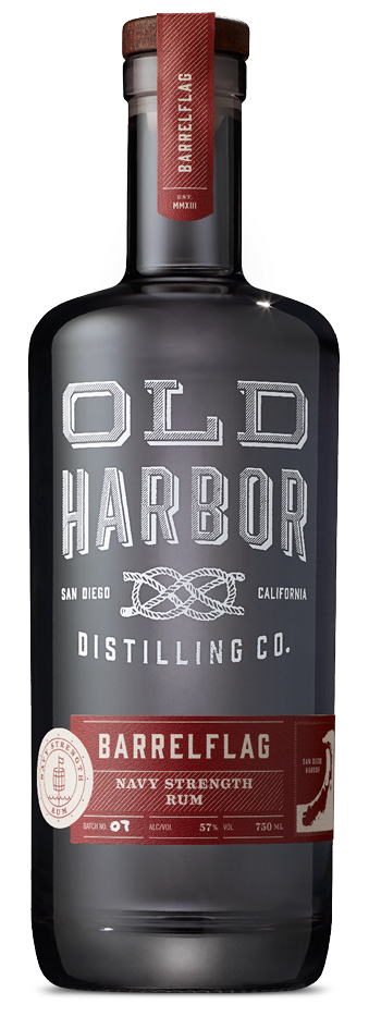 Buy Old Harbor BarrelFlag Navy Strength Rum Online -Craft City
