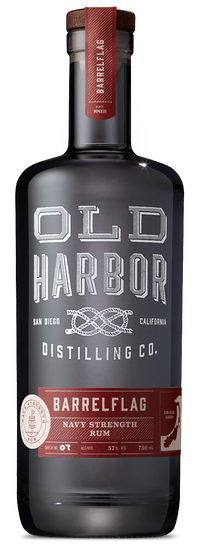 Buy Old Harbor BarrelFlag Navy Strength Rum Online -Craft City