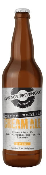Garage Brewing Orange Vanilla Cream Ale 22oz