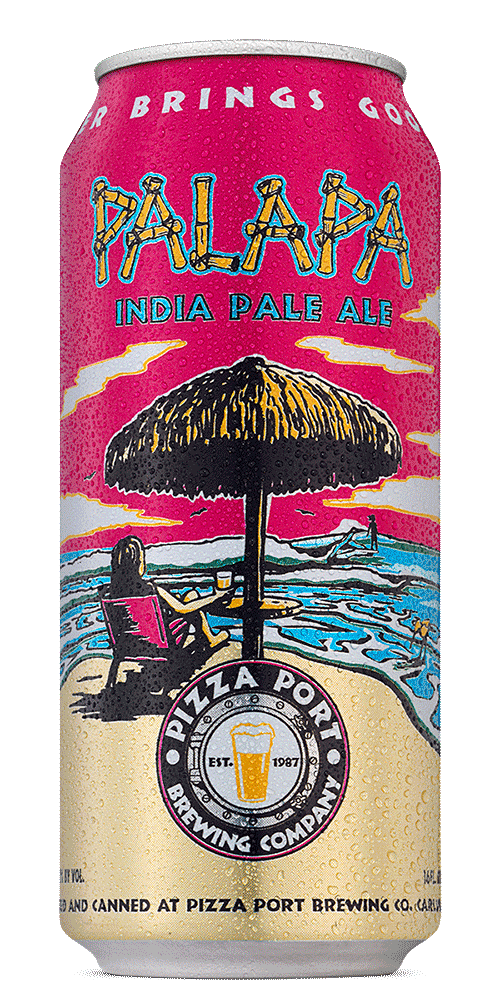 Pizza Port Palapa IPA 6 pack cans