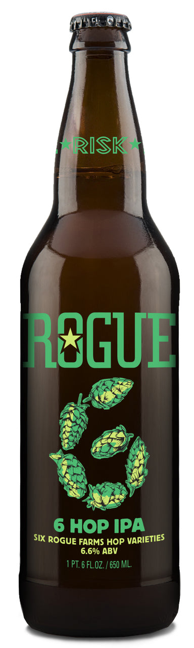 Rogue Farms 6 Hop IPA 22oz