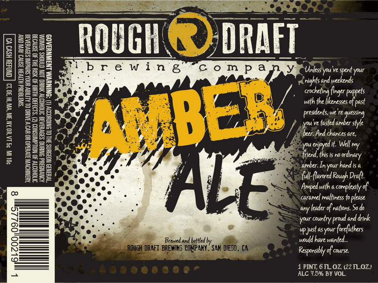 Rough Draft Amber Ale 22oz