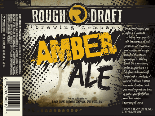 Rough Draft Amber Ale 22oz