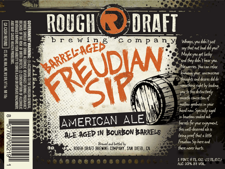 Rough Draft Freudian Sip Strong Ale 22oz