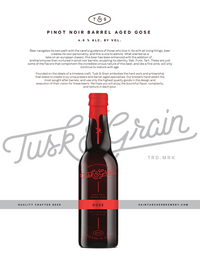 Saint Archer Tusk & Grain Gose 500ml