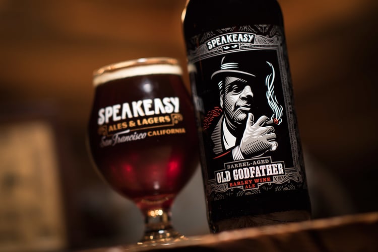 Speakeasy Bourbon Barrel Aged Old Godfather 22oz