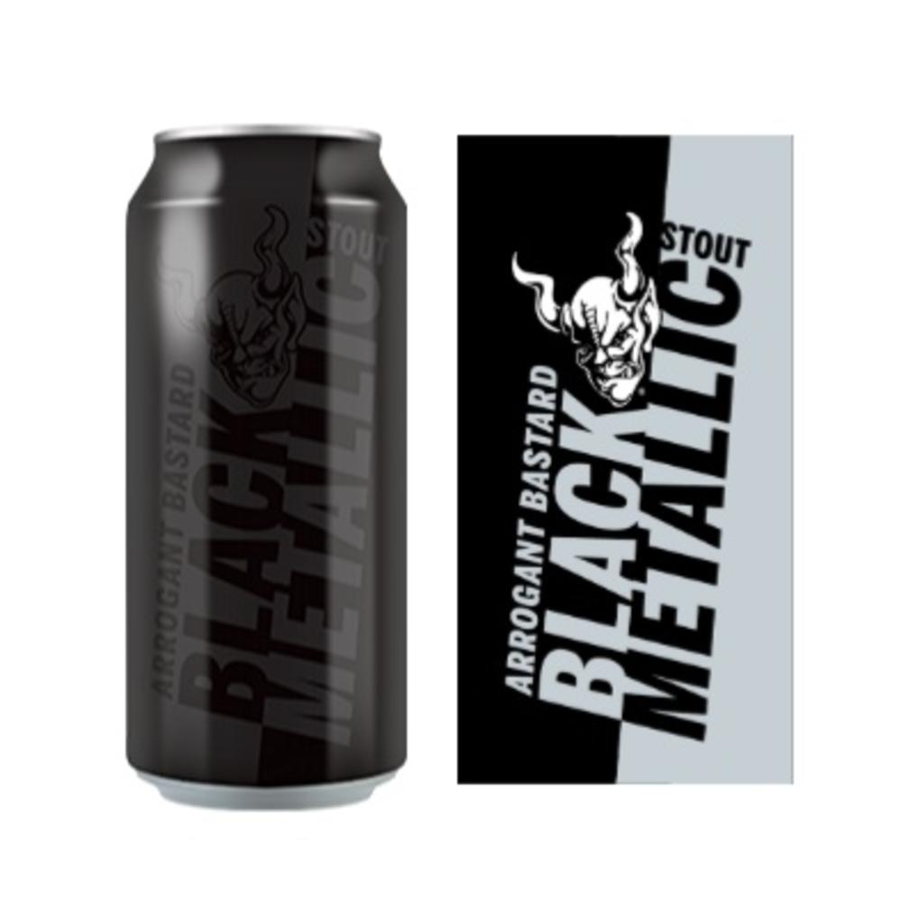 Stone Arrogant Bastard Black Metallic Stout 6 pack cans