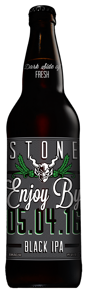 Stone Enjoy By 05.04.16 Black IPA 22oz