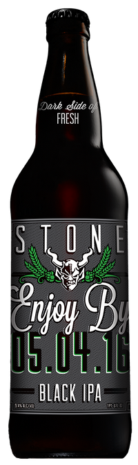 Stone Enjoy By 05.04.16 Black IPA 22oz