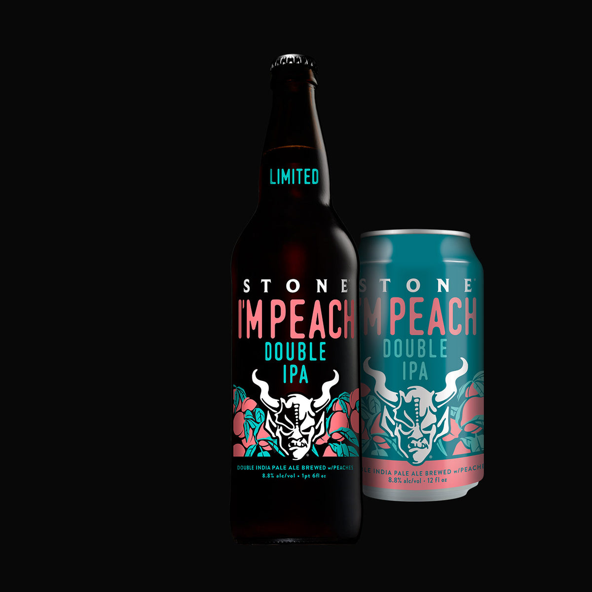 Stone I'm Peach Double IPA 22oz