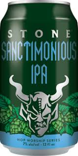 Stone Sanctimonious IPA 6 pack cans