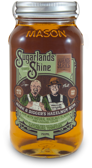 Sugarlands Mark &amp; Digger’s Hazelnut Rum - Moonshine