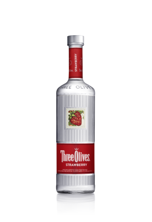 Three Olives Strawberry Vodka 1L